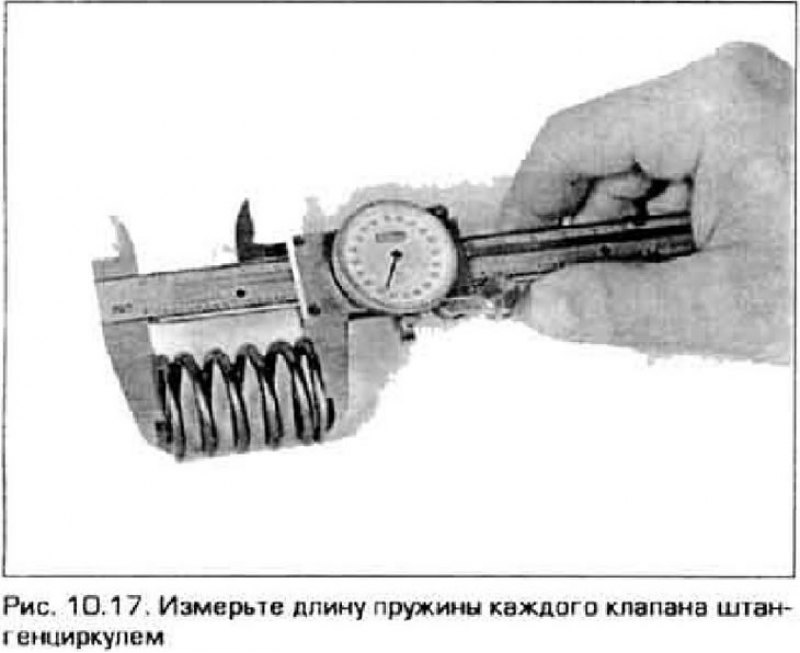 17. Осмотрите торцы пружин на наличие раковин и…