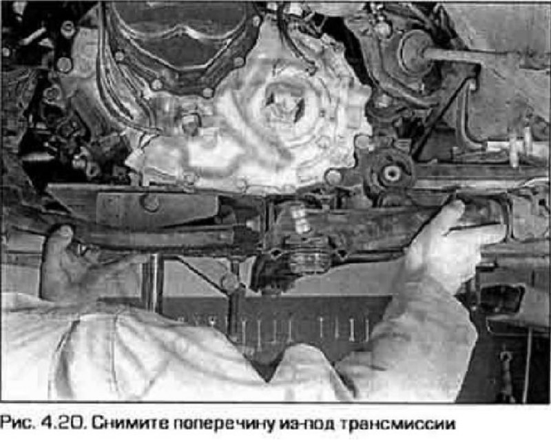 20. Снимите брызговики. Отверните шесть болтов…