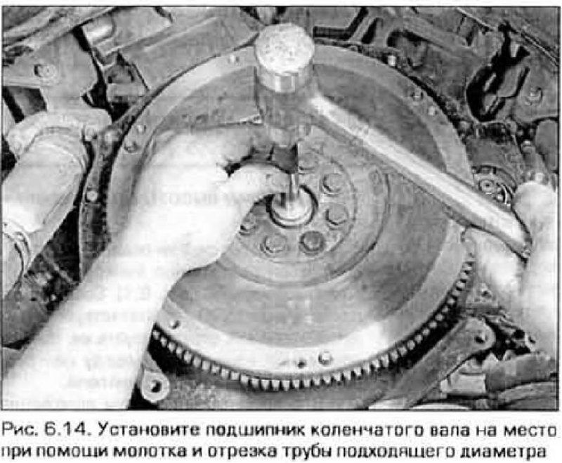 14. Перед установкой нового подшипника…