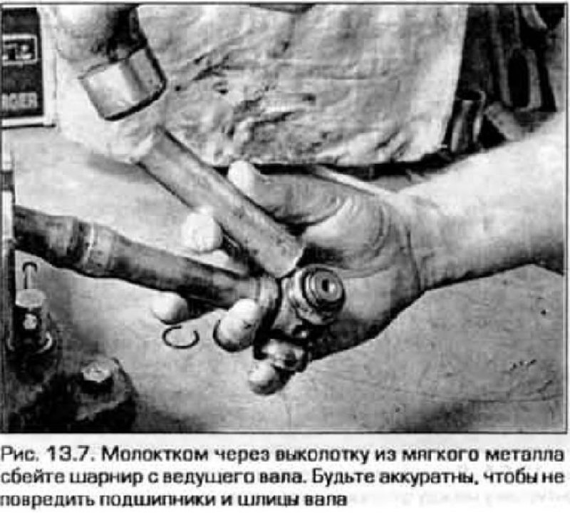 7. При помощи молотка и выколотки из мягкого…