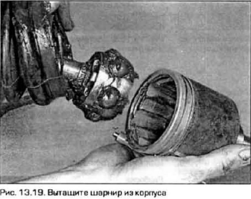 19. Снимите корпус с шарнира (рис. 13.19}.