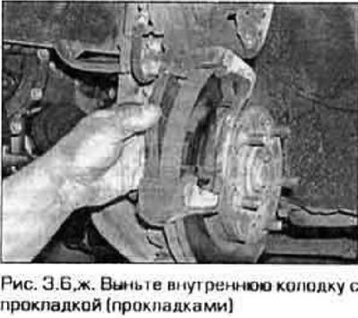 6. Дальнейшая процедура замены колодок детально…