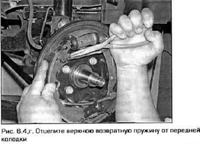 4. Процедура замены колодок подробно представлена…