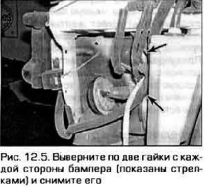 5. После снятия накладки отверните гайки…