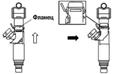 Рис. 2.330. Установка зажима топливной форунки