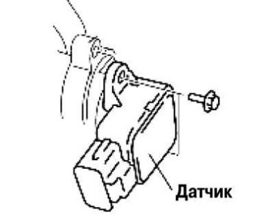 Рис. 2.343. Снятие датчика положения дроссельной…