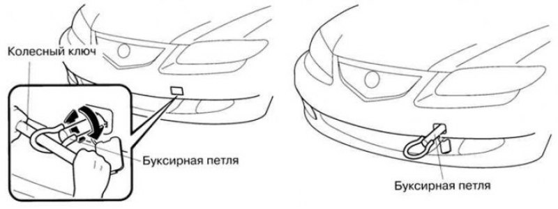 Рис. 1.176. Извлечение буксирной петли