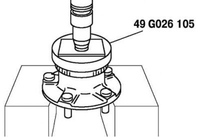 Рис. 3.122. Запрессовка ротора датчика ABS