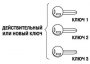 Открыть статью Замена или регистрация дополнительного ключа