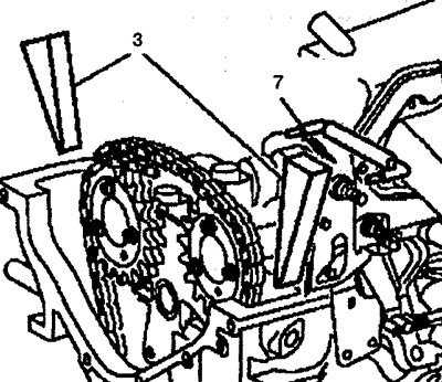 Рис. 2.17. Снимите фиксаторы 3 и блокировочный…
