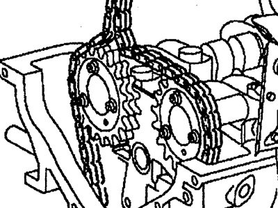 Рис. 2.18. После установки новой цепи отсоедините…