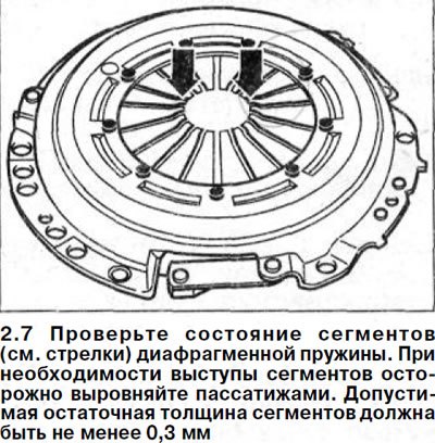 7. Проверьте состояние сегментов (см. стрелки на…