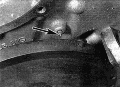 Рис. 4.7. Метка положения ВМТ на гасителе…