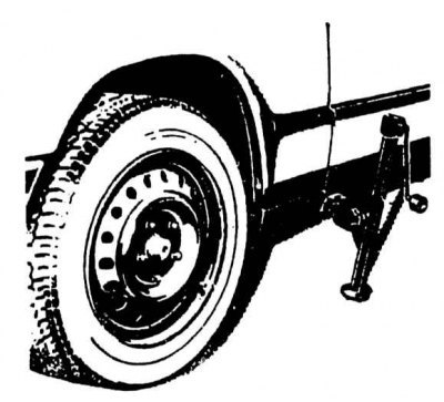 Автомобильный домкрат, прилагаемый к автомобилю