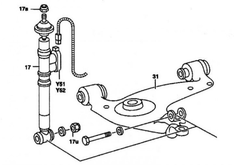 Схема передней подвески мерседес w220
