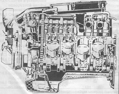 Рис. 4. Продольный разрез.