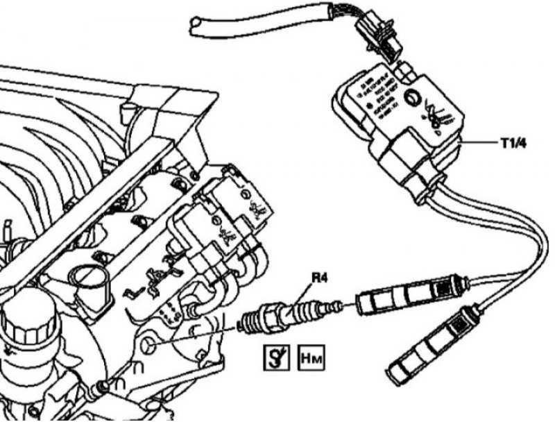 Как поменять свечи мерседес w202