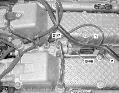 Детали установки датчика давления в топливной…