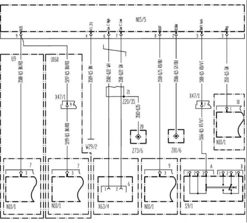 W210 схема электрооборудования