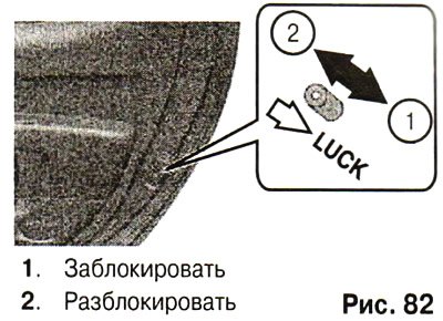 На каждой из задних дверей имеется рычаг.