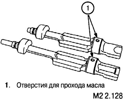 задние подшипники - 0,06-0,10 мм.