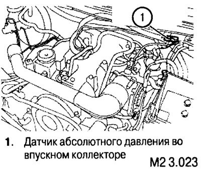 Сигнал этого датчика используется для коррекции…