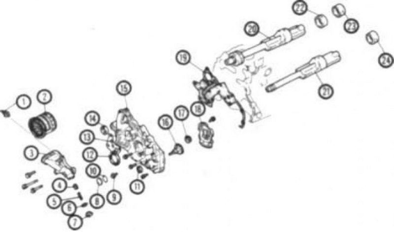 14.6в Масляный насос (2,0 л SOHC и DOHC, 2,4 л и…