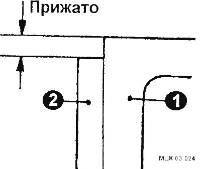 Обработав верхнюю часть блока цилиндров (1)…