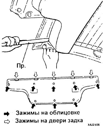 При помощи широкой пластмассовой лопатки…