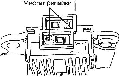Рис. 7.11. Соединительные жгуты выпаиваются,…