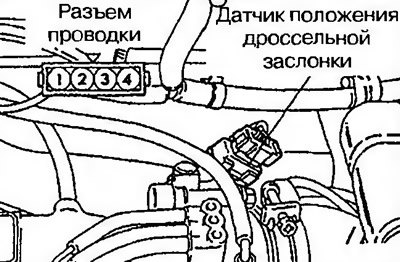 Рис. 8.20а. Отсоедините разъем от датчика…