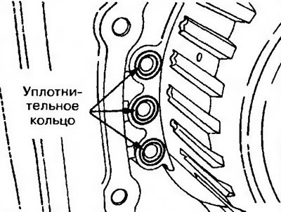 Рис. 11.280. Снимите три уплотнительных кольца