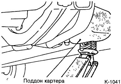 Установить специальный домкрат с деревянной…