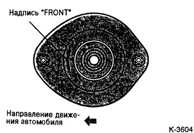 Ввести переднюю стойку снизу, так чтобы она…