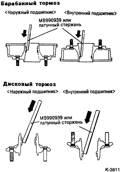 Выбить наружные обоймы внутреннего и наружного…