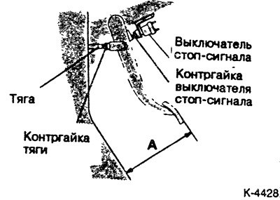 Измерить высоту педали тормоза. Требуемое…