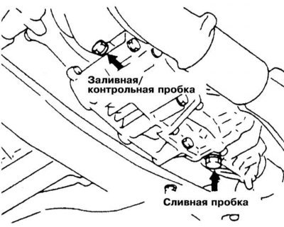4. Выверните сначала заливную, затем сливную…