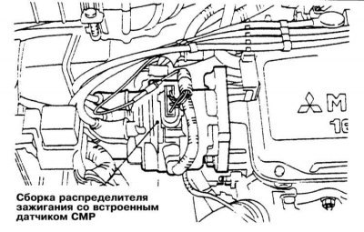 На данных моделях датчик CMP встроен в…