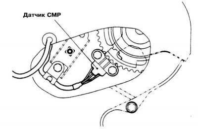 1. Детали установки датчика CMP на моделях 3.0 л…
