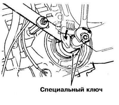 4. Наверните на регулировочный шток внутреннюю…