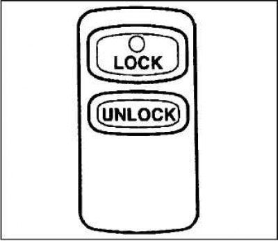Нажмите кнопку «LOCK» («Запереть»), и замки всех…