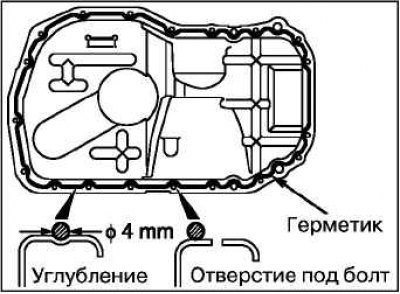 Очистите привалочные поверхности блока цилиндров…