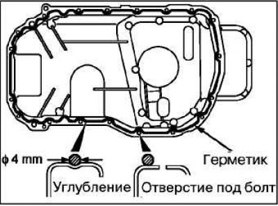 Очистите привалочные поверхности блока цилиндров…