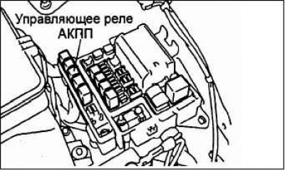 Удалите управляющее реле АКП.