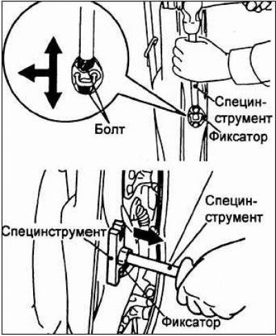 Если закрытая дверь не находится на одном уровне…