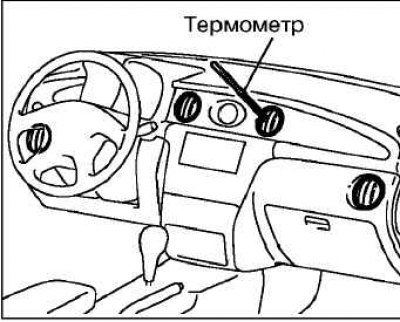 Двигатель должен быть прогрет (все окна и двери…