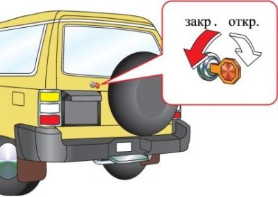 Для того чтобы открыть дверь багажного отделения,…