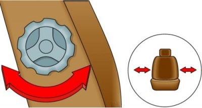 Положение обоих сторон спинки сиденья можно…