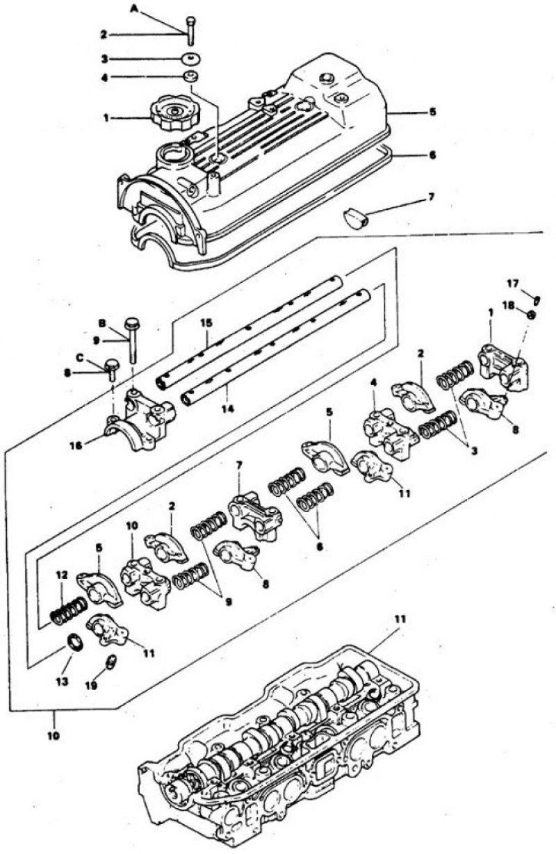 1. Пробка; 2. Уплотнение; 3. Шайба; 4. Болт; 5.…