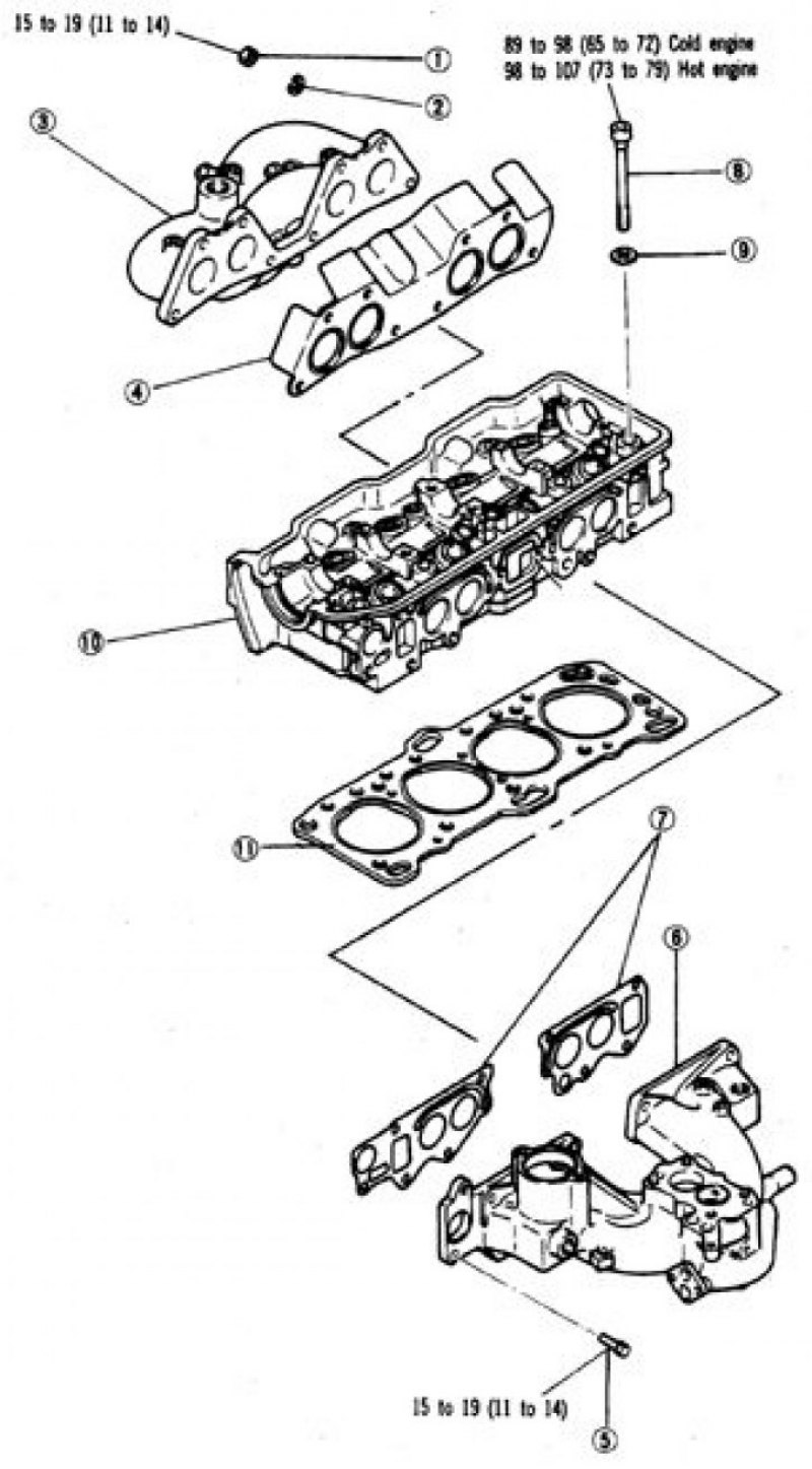 1. Гайка (8 шт.); 2. Шайба; 3. Выпускной…